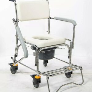 便浴椅 均佳 JCS-305不銹鋼洗便器椅拆手型