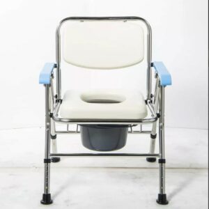 便浴椅 均佳 JCS-303不銹鋼日式收合便器椅(軟靠背)