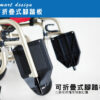 輪椅 必翔 PH-206A 必翔銀髮 空中傾倒型手動輪椅 (座寬加大)：圖片 8